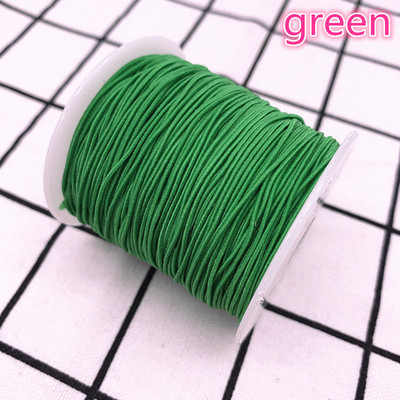 1,0 mm 10 jardi/partii Kõrgeelastne ümmargune elastne riba Kummipael Elastne nöör isetehtud õmblustarvikud