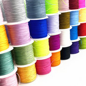 30M/Roll Νάιλον κορδόνι 0,4mm Βραχιόλι με κορδόνι μακραμέ κινεζικού κόμπου πλεγμένο κορδόνι DIY φούντες Κλωστή με κορδόνι με χάντρες