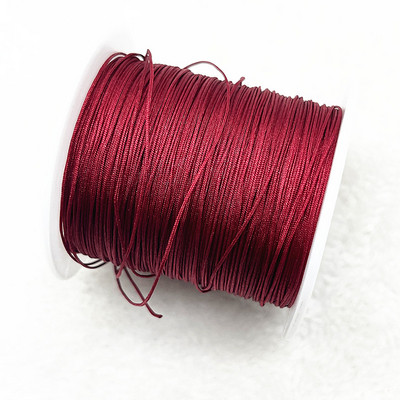30M/Roll Νάιλον κορδόνι 0,4mm Βραχιόλι με κορδόνι μακραμέ κινεζικού κόμπου πλεγμένο κορδόνι DIY φούντες Κλωστή με κορδόνι με χάντρες