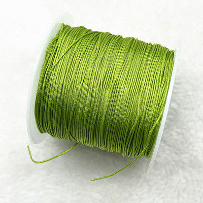 30M/Roll Νάιλον κορδόνι 0,4mm Βραχιόλι με κορδόνι μακραμέ κινεζικού κόμπου πλεγμένο κορδόνι DIY φούντες Κλωστή με κορδόνι με χάντρες