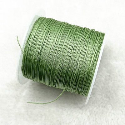30M/Roll Νάιλον κορδόνι 0,4mm Βραχιόλι με κορδόνι μακραμέ κινεζικού κόμπου πλεγμένο κορδόνι DIY φούντες Κλωστή με κορδόνι με χάντρες
