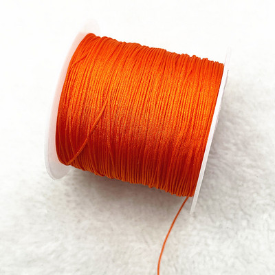 30M/Roll Νάιλον κορδόνι 0,4mm Βραχιόλι με κορδόνι μακραμέ κινεζικού κόμπου πλεγμένο κορδόνι DIY φούντες Κλωστή με κορδόνι με χάντρες