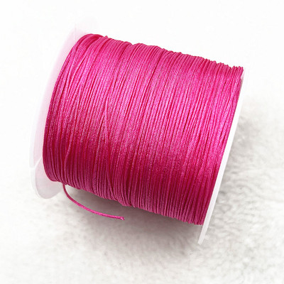 30M/Roll Νάιλον κορδόνι 0,4mm Βραχιόλι με κορδόνι μακραμέ κινεζικού κόμπου πλεγμένο κορδόνι DIY φούντες Κλωστή με κορδόνι με χάντρες