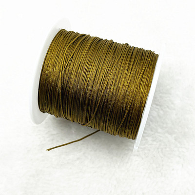 30M/Roll Νάιλον κορδόνι 0,4mm Βραχιόλι με κορδόνι μακραμέ κινεζικού κόμπου πλεγμένο κορδόνι DIY φούντες Κλωστή με κορδόνι με χάντρες