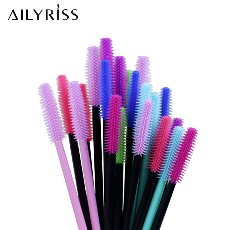 Βουρτσάκι για βλεφαρίδες μίας χρήσης 25 τμχ Εργαλείο επέκτασης βλεφαρίδων ματιών Επαγγελματικό εργαλείο μακιγιάζ ομορφιάς