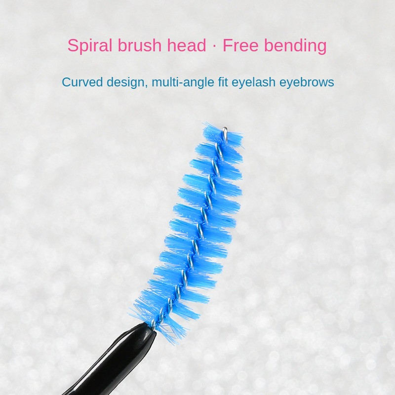 2 în 1 Perie pentru sprâncene pliabilă cu două capete Pieptene pentru perie pentru gene cu dinți rotunji siguri pentru pieptene pentru machiaj pentru ochi Instrument cosmetic