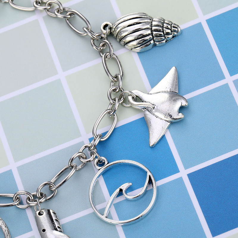 2019. Nova boho kornjača s privjeskom, narukvice za žene, narukvice s valovima, narukvice na nozi, boemsko stopalo, oceanski nakit, darovi za zabave