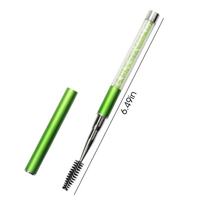 Četkica za trepavice s ručkom od štrasa Četkice za trepavice za višekratnu upotrebu Četkice za nanošenje maskare Četkice za nadogradnju trepavica Alati za šminkanje