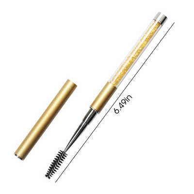 Četkica za trepavice s ručkom od štrasa Četkice za trepavice za višekratnu upotrebu Četkice za nanošenje maskare Četkice za nadogradnju trepavica Alati za šminkanje