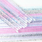 Ühekordsed Crystal Micro Brush Ripsmetušš Wands Aplikaator Ripsmete eemaldamise tampooni meigiharjad ripsmete pikendamise tööriistadele