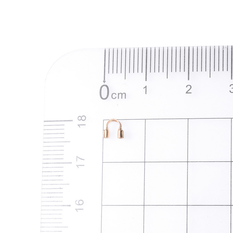 100pcs/lot 4,5x4mm Wire Protectors Wire Guard Protector Σχήμα U Guardian Αξεσουάρ κουμπώματα Σύνδεσμος για την κατασκευή κοσμημάτων