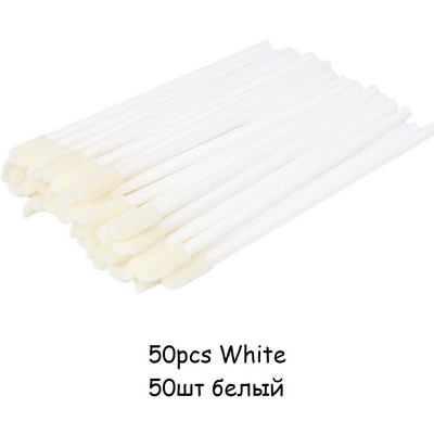 50Gb Vienreizējās lūpu birstītes Skropstu birstes Skropstas Mikrobirstes Skropstu pieaudzēšana Aplikators Tīrītājs Skaistumkopšanas aplauzums Instrumenti