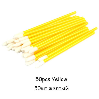 50Gb Vienreizējās lūpu birstītes Skropstu birstes Skropstas Mikrobirstes Skropstu pieaudzēšana Aplikators Tīrītājs Skaistumkopšanas aplauzums Instrumenti