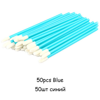50Gb Vienreizējās lūpu birstītes Skropstu birstes Skropstas Mikrobirstes Skropstu pieaudzēšana Aplikators Tīrītājs Skaistumkopšanas aplauzums Instrumenti