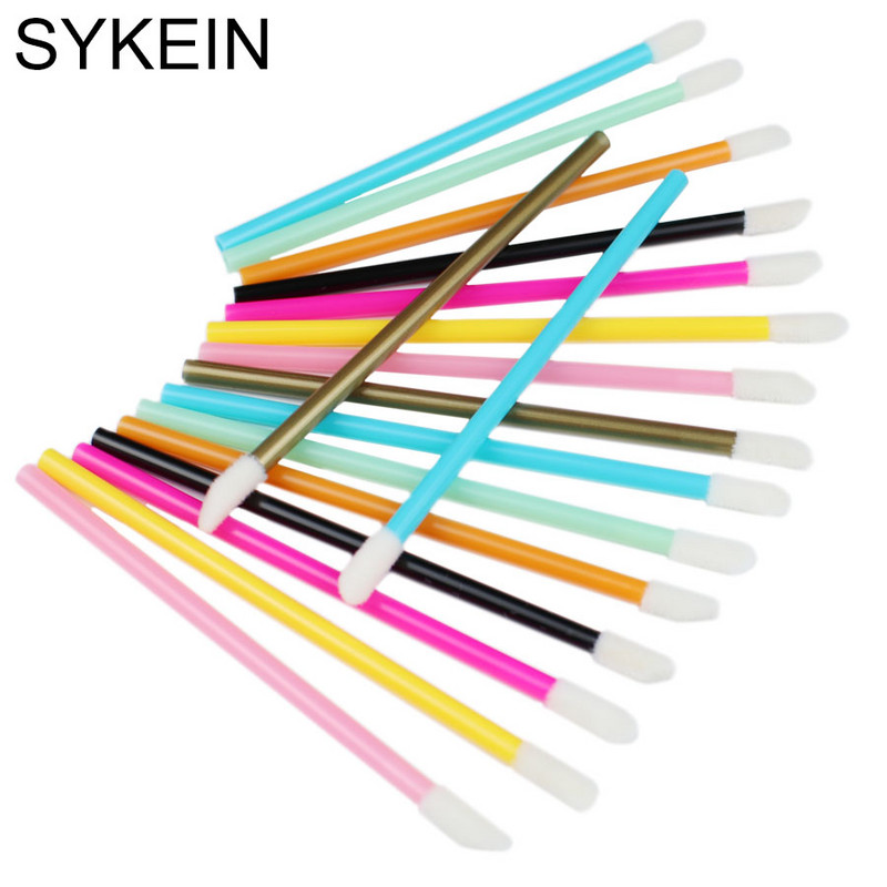 50 бр. Четка за устни за еднократна употреба Четки за мигли Мигли Микрочетки Апликатор за удължаване на мигли Почистващ препарат Красота Инструменти за грим