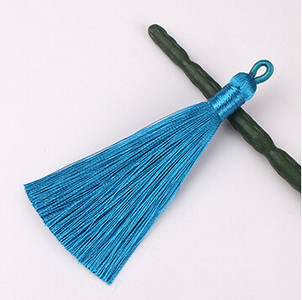 Mibrow 5 τμχ/Συσκευασία 8cm Πολύχρωμη βαμβακερή μεταξωτή φούντα βούρτσα για σκουλαρίκια Charm κρεμαστό φούντα κρόσια DIY Κατασκευή κοσμημάτων