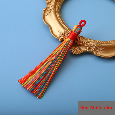 Mibrow 5 τμχ/Συσκευασία 8cm Πολύχρωμη βαμβακερή μεταξωτή φούντα βούρτσα για σκουλαρίκια Charm κρεμαστό φούντα κρόσια DIY Κατασκευή κοσμημάτων