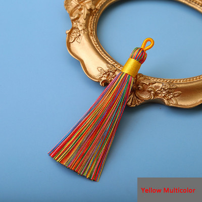 Mibrow 5 τμχ/Συσκευασία 8cm Πολύχρωμη βαμβακερή μεταξωτή φούντα βούρτσα για σκουλαρίκια Charm κρεμαστό φούντα κρόσια DIY Κατασκευή κοσμημάτων