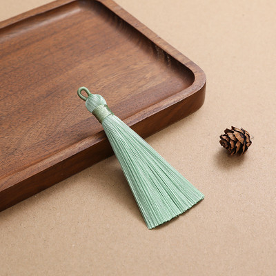 Mibrow 5 τμχ/Συσκευασία 8cm Πολύχρωμη βαμβακερή μεταξωτή φούντα βούρτσα για σκουλαρίκια Charm κρεμαστό φούντα κρόσια DIY Κατασκευή κοσμημάτων