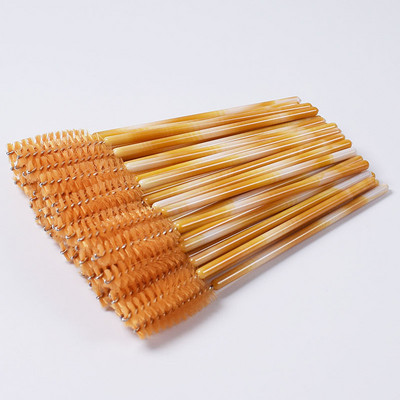 Καλής ποιότητας 50 τεμ./συσκευασία Crystal Eyelash Makeup Brush Diamond Handle Mascara Wands Eyelash Extension Tool