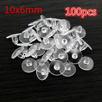 Mitmevärvilised metallist ja plastist kõrvarõngad, tagakork, küünte aksessuaarid allergiavastased põletikuvastased meisterdamise ehted.