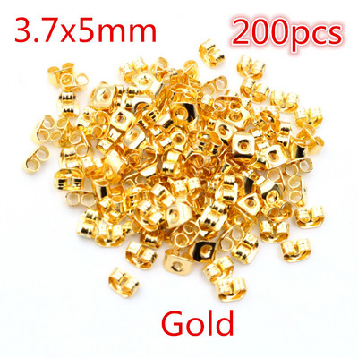 Mitmevärvilised metallist ja plastist kõrvarõngad, tagakork, küünte aksessuaarid allergiavastased põletikuvastased meisterdamise ehted.