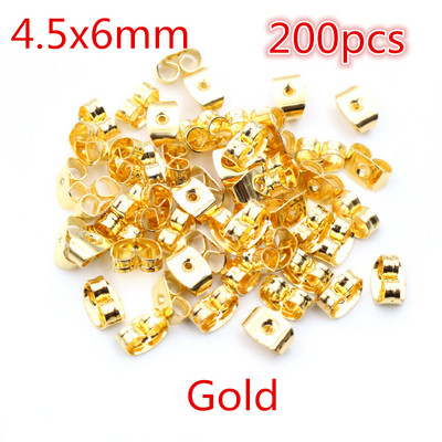 Mitmevärvilised metallist ja plastist kõrvarõngad, tagakork, küünte aksessuaarid allergiavastased põletikuvastased meisterdamise ehted.