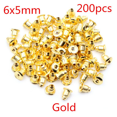 Mitmevärvilised metallist ja plastist kõrvarõngad, tagakork, küünte aksessuaarid allergiavastased põletikuvastased meisterdamise ehted.