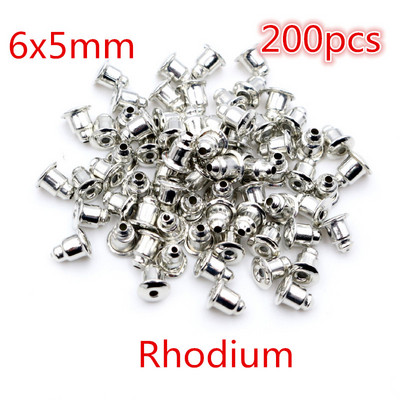 Mitmevärvilised metallist ja plastist kõrvarõngad, tagakork, küünte aksessuaarid allergiavastased põletikuvastased meisterdamise ehted.