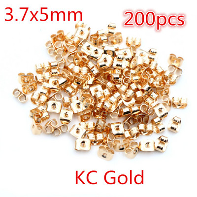 Mitmevärvilised metallist ja plastist kõrvarõngad, tagakork, küünte aksessuaarid allergiavastased põletikuvastased meisterdamise ehted.