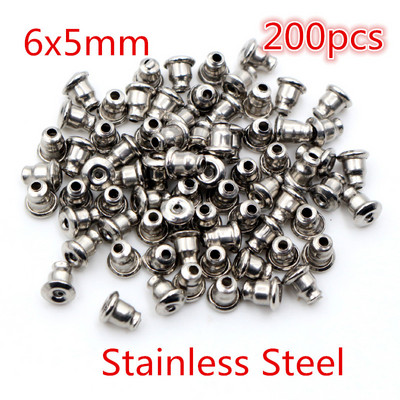 Mitmevärvilised metallist ja plastist kõrvarõngad, tagakork, küünte aksessuaarid allergiavastased põletikuvastased meisterdamise ehted.