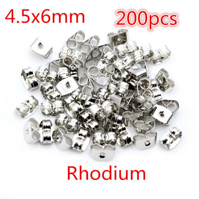 Mitmevärvilised metallist ja plastist kõrvarõngad, tagakork, küünte aksessuaarid allergiavastased põletikuvastased meisterdamise ehted.