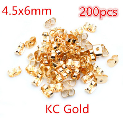 Mitmevärvilised metallist ja plastist kõrvarõngad, tagakork, küünte aksessuaarid allergiavastased põletikuvastased meisterdamise ehted.