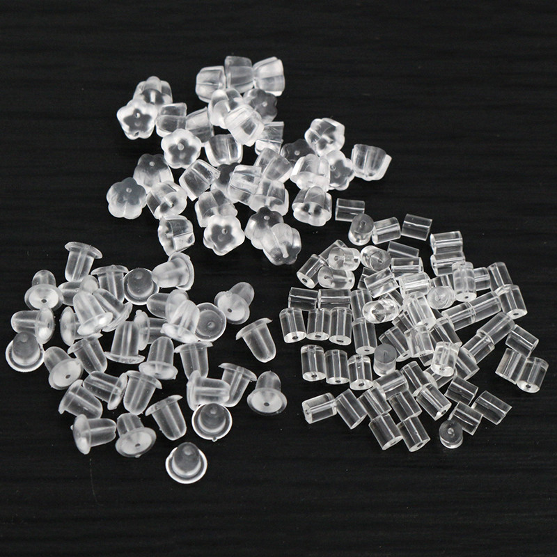 Mitmevärvilised metallist ja plastist kõrvarõngad, tagakork, küünte aksessuaarid allergiavastased põletikuvastased meisterdamise ehted.