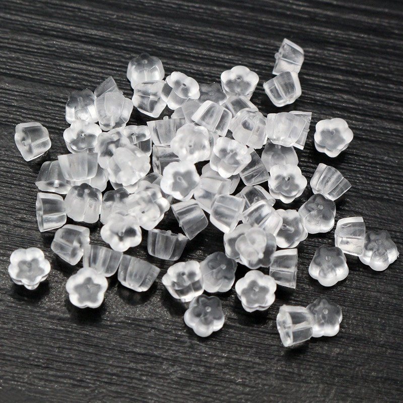 Mitmevärvilised metallist ja plastist kõrvarõngad, tagakork, küünte aksessuaarid allergiavastased põletikuvastased meisterdamise ehted.