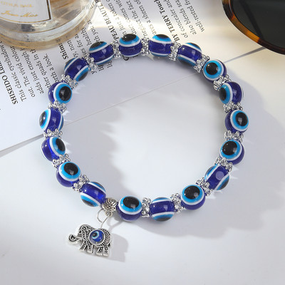 IFKM New Evil Eye jalavõrud naistele emailiga ümmargune jalakett Sinine kurja silma pahkluu käevõru Suvine rannajala ehe kingitus