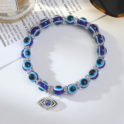 IFKM New Evil Eye jalavõrud naistele emailiga ümmargune jalakett Sinine kurja silma pahkluu käevõru Suvine rannajala ehe kingitus