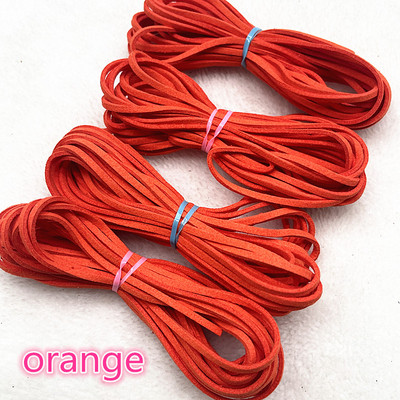 5 yard/telk 3 mm-es kétoldalas velúr fonott zsinór koreai bársony bőr kézzel készített gyöngyfűző karkötő ékszer kiegészítők