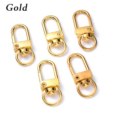 10 τμχ/παρτίδα Αστακός καραμπίνερ με κούμπωμα γάντζοι επιχρυσωμένο ασήμι DIY Κοσμήματα Κάνοντας ευρήματα για Βραχιόλια Μπρελόκ Προμήθειες κολιέ