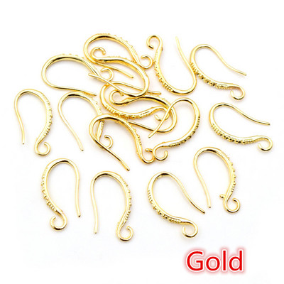 20 τμχ 19x10mm ρόδιο ασημένιο επιχρυσωμένο σκουλαρίκι ευρήματα σκουλαρίκια κουμπώματα άγκιστρα εξαρτήματα DIY Αξεσουάρ κατασκευής κοσμημάτων Σύρμα αυτιού