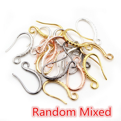 20 τμχ 19x10mm ρόδιο ασημένιο επιχρυσωμένο σκουλαρίκι ευρήματα σκουλαρίκια κουμπώματα άγκιστρα εξαρτήματα DIY Αξεσουάρ κατασκευής κοσμημάτων Σύρμα αυτιού