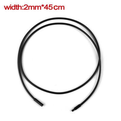 45/50/60cm lanț de piele colier snur din piele lanț frânghie de ceară cu închizătoare din oțel inoxidabil pentru femei bărbați colier bricolaj bijuterii