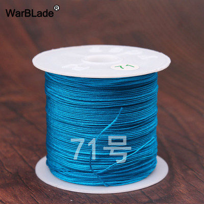 40m 0,4mm 0,6mm puuvillane nailonnöör hiina sõlmiv makraamnöör pärlimisnöör DIY punutud käevõru sõrmused ehete valmistamine