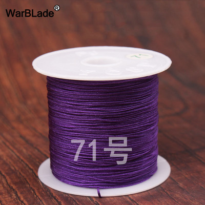 40m 0,4mm 0,6mm puuvillane nailonnöör hiina sõlmiv makraamnöör pärlimisnöör DIY punutud käevõru sõrmused ehete valmistamine