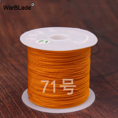 40m 0,4mm 0,6mm puuvillane nailonnöör hiina sõlmiv makraamnöör pärlimisnöör DIY punutud käevõru sõrmused ehete valmistamine