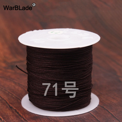 40m 0,4mm 0,6mm puuvillane nailonnöör hiina sõlmiv makraamnöör pärlimisnöör DIY punutud käevõru sõrmused ehete valmistamine