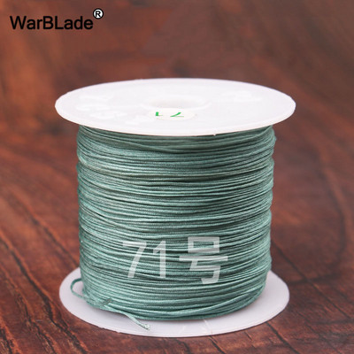 40m 0,4mm 0,6mm puuvillane nailonnöör hiina sõlmiv makraamnöör pärlimisnöör DIY punutud käevõru sõrmused ehete valmistamine