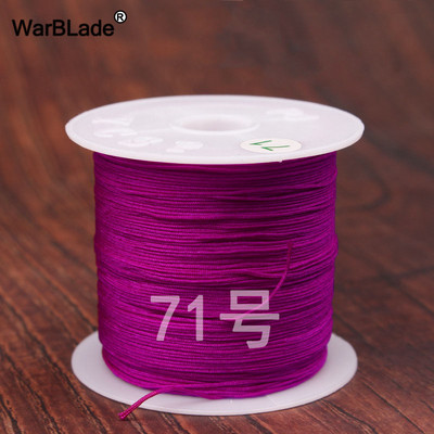 40m 0,4mm 0,6mm puuvillane nailonnöör hiina sõlmiv makraamnöör pärlimisnöör DIY punutud käevõru sõrmused ehete valmistamine