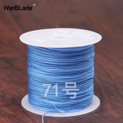 40m 0,4mm 0,6mm puuvillane nailonnöör hiina sõlmiv makraamnöör pärlimisnöör DIY punutud käevõru sõrmused ehete valmistamine