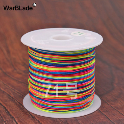 40m 0,4mm 0,6mm puuvillane nailonnöör hiina sõlmiv makraamnöör pärlimisnöör DIY punutud käevõru sõrmused ehete valmistamine